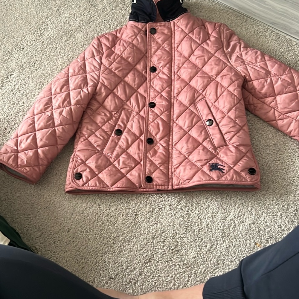 Burberry Girls Mini Lyle Quilted Jacket size 18 month